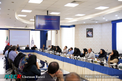 نشست مهدی باصولی معاون آموزشی جهاددانشگاهی با اعضای هیات علمی جهاددانشگاهی خراسان رضوی