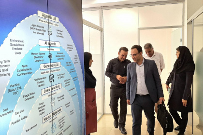 بازدید رئیس مرکز آزمون و ارزشیابی آموزشی جهاددانشگاهی از مرکز راهبری پژوهش و پیشرفت هوش مصنوعی